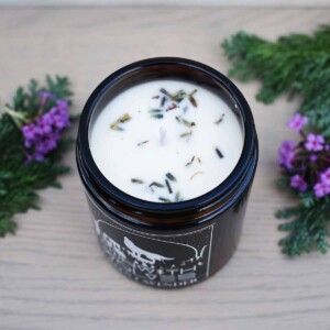 Run With Wolves Green Lavender Soy Wax Candle