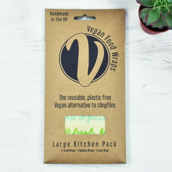 Vegan Food Wraps Vegan Wax Wraps Large Kitchen Pack