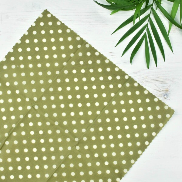 Rowen Stillwater 3 Pack Green Dots Vegan Wax Wraps