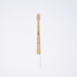 truthbrush, Children's Bamboo Toothbrush ,white ,Soft Bristles, children's toothbrush, Biodegradable , compostable,