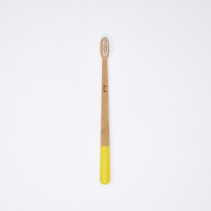 truthbrush, Children's Bamboo Toothbrush ,Yellow ,Soft Bristles, children's toothbrush, Biodegradable , compostable,