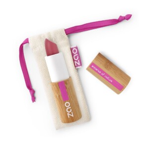 Zao Dark Nude Matte Lipstick And Bag