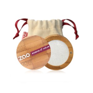 Zao Pearly White Eyeshadow Case And Bag