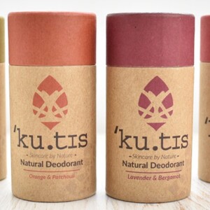 Kutis natural deodorant range