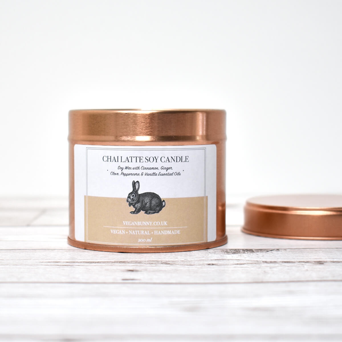 Vegan Bunny Chai Latte Soy Wax Candle