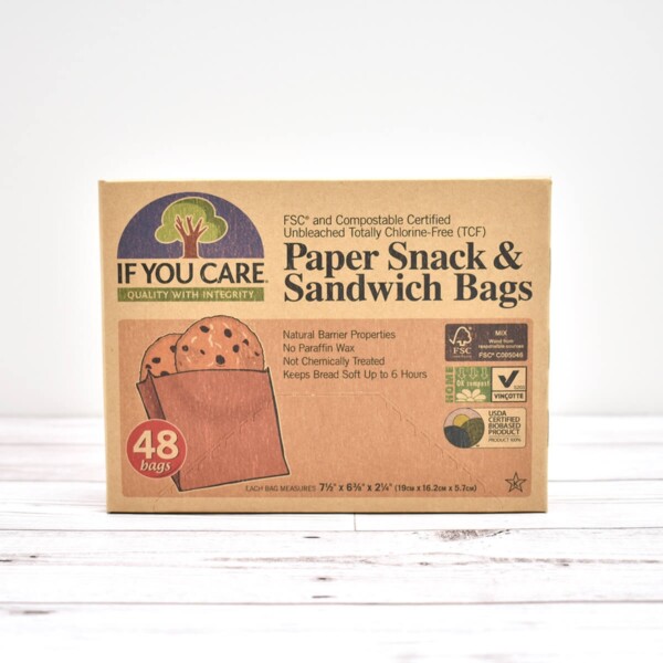 If You Care Paper Snack & Sandwich Bags