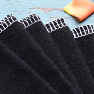 reusable cloth wipes in black