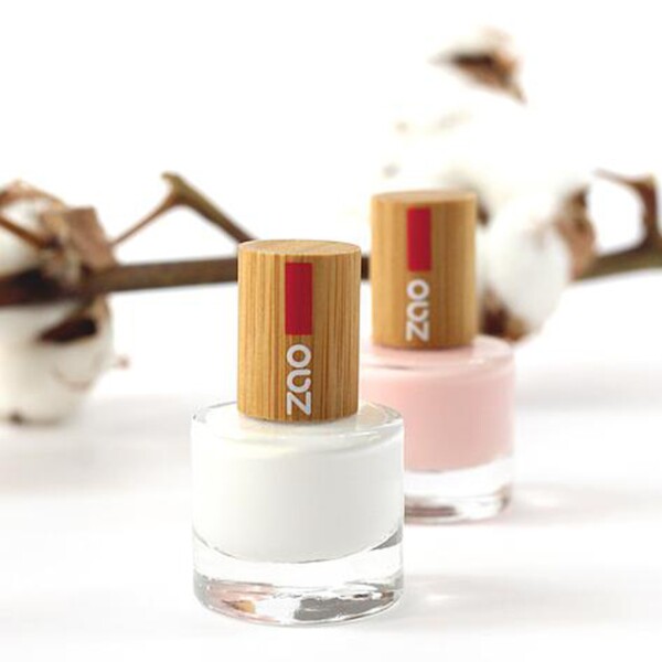 Zao Pink And White French Manicure Nail Polish