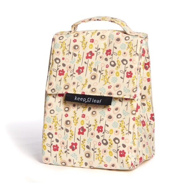 Keep Leaf Insulated Lunch Bag With Bloom Pattern