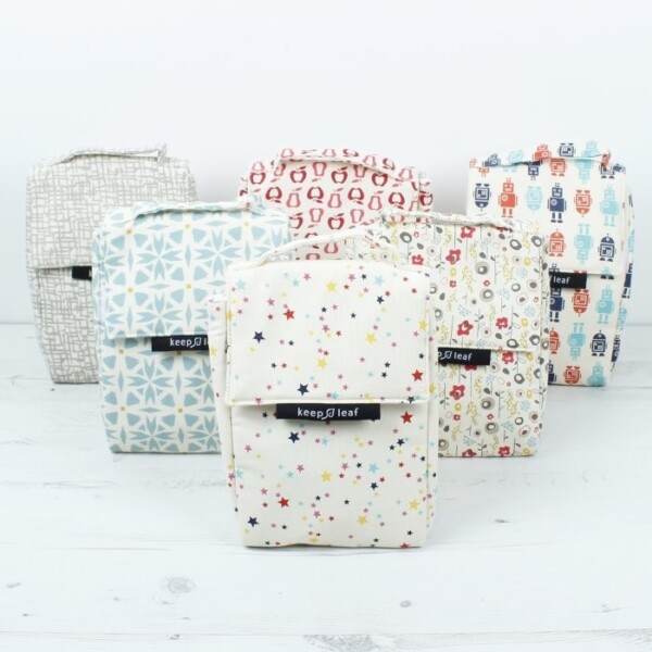 Selection of Keep Leaf Insulated Lunch Bags in different styles