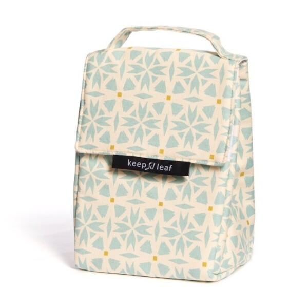 Keep Leaf Geo Print Insulated Lunch Bag