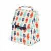 Keep Leaf Robot Print Insulated Lunch Bag