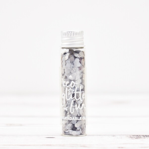 Eco Glitter Fun Uber Chunky Pure Sterling Silver Biodegradable Glitter