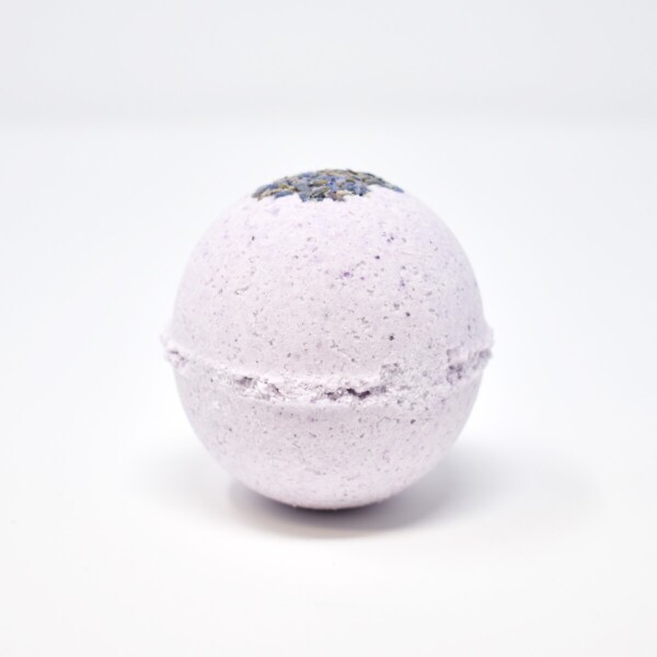 the salty herb , lavender, Sunset Lavender, Bath Bomb, vegan, cruelty free, natural, plastic free,