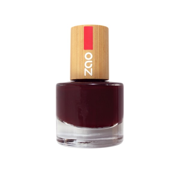 Zao Black Cherry Nail Polish