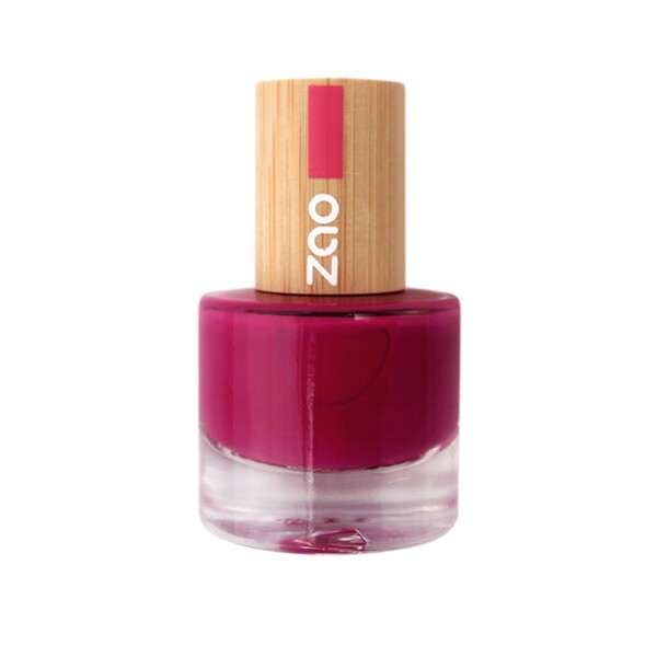 Zao Raspberry Nail Polish