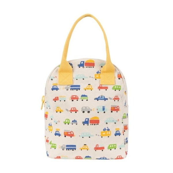 Fluf Car Print Lunch Bag