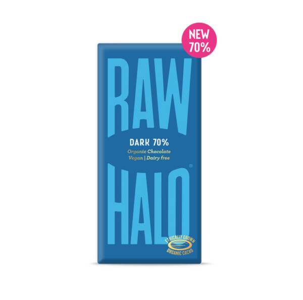 Vegan Organic Raw Chocolate Dark 70% - 70g