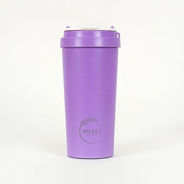 Violet Rice Husk Coffee Cup