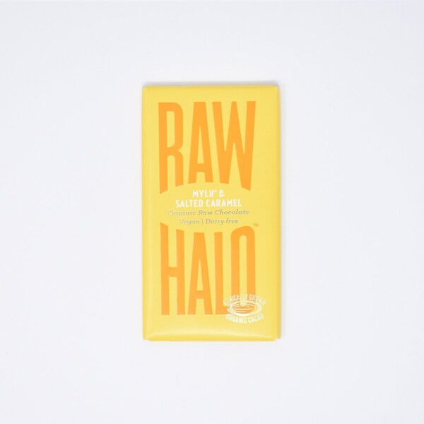 Raw Halo Vegan Organic Raw Chocolate Mylk & Salted Caramel