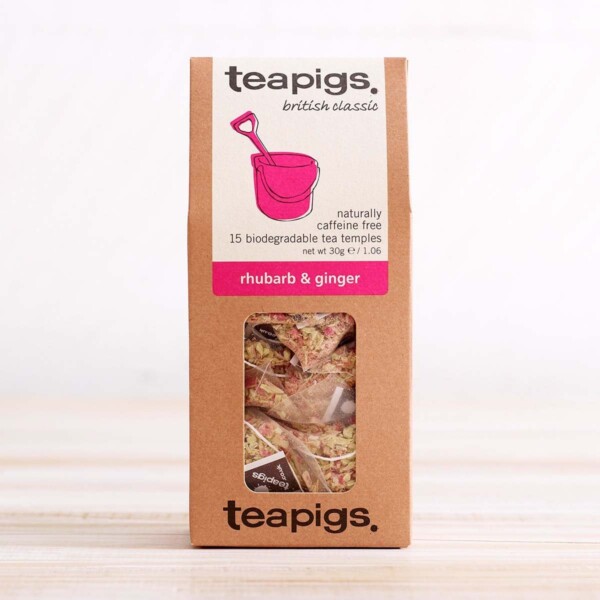 Teapigs Plastic Free Rhubarb & Ginger Tea Bags