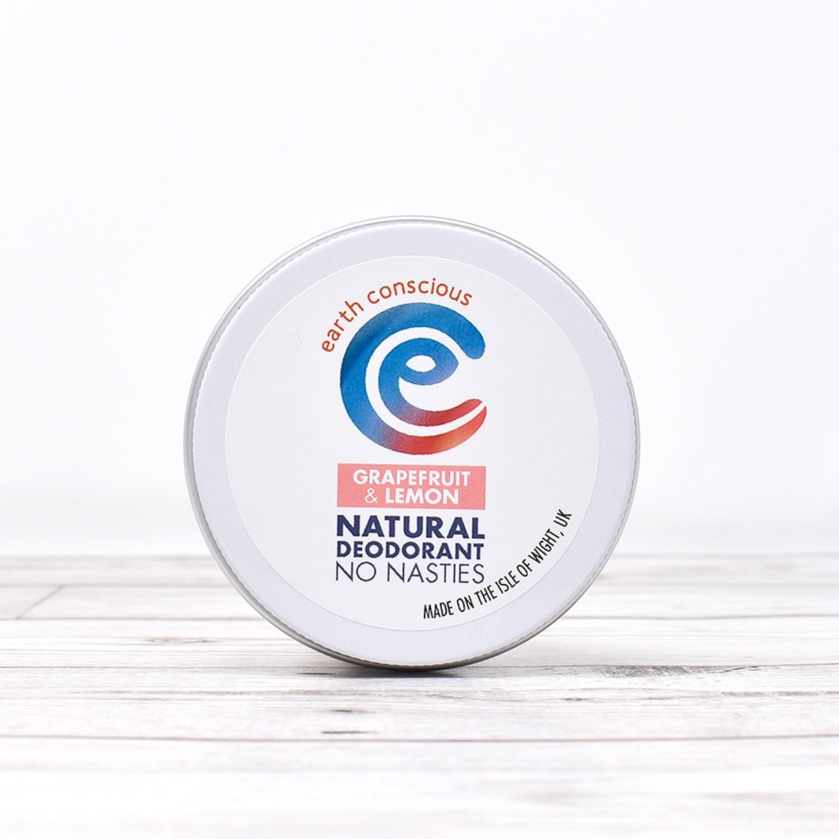 Natural Deodorant Tin - Grapefruit & Lemon - Earth Conscious