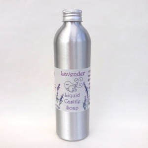 Little Blue Hen Lavender Castile Soap , liquid soap, vegan-friendly, palm-oil-free, natural, plastic-free, recyclable