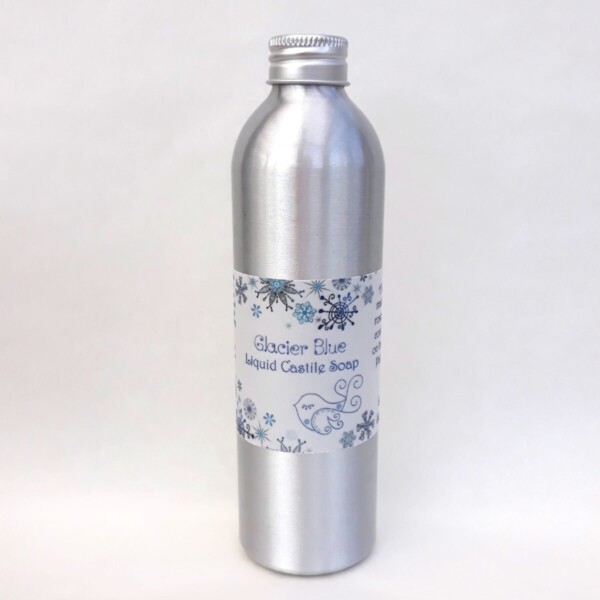 Little Blue Hen Glacier Castile Soap , liquid soap, vegan-friendly, palm-oil-free, natural, plastic-free, recyclable