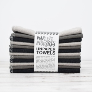 Marley’s Monsters 12 Grey Unpaper Towels