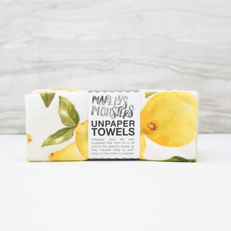 Marley's Monsters 6 Unpaper Towels Lemons