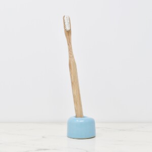 hydrophil, Blue Ceramic Toothbrush Holder