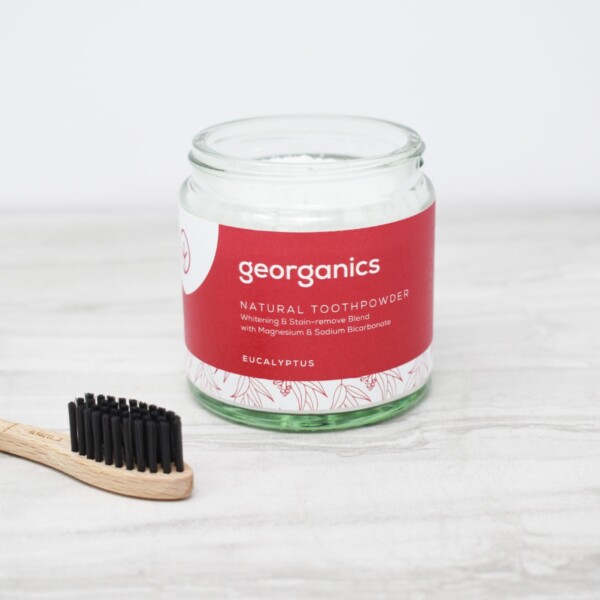 Georganics Toothpowder , dental care, dental hygiene, vegan friendly, toothpowder, whitening toothpowder, eucalyptus,