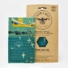 The Beeswax Wrap Co Beeswax Wraps Medium Kitchen Pack Sea Print