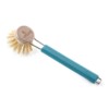Eco Living Plant Bristle Blue Dish Brush with Silicone Handle