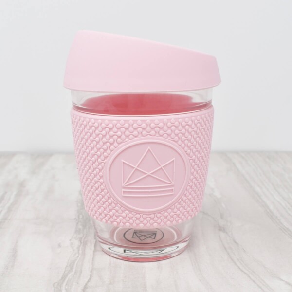 Neon Kactus Pink Glass Coffee Cup