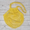 Turtle Bags Yellow Long Handle Organic Cotton String Bag