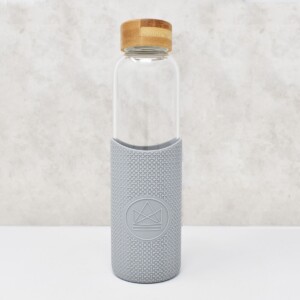 Neon Kactus Glass Water Bottle Cloud 9 Grey