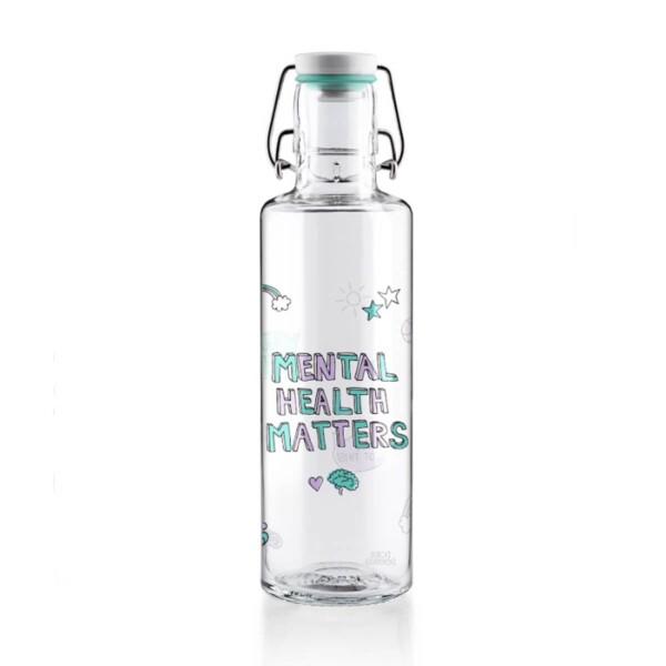 Soul You Matter Glass Water Bottle