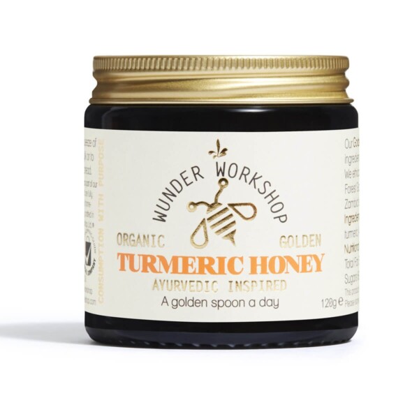 Wunder Workshop Organic Golden Turmeric Raw Honey