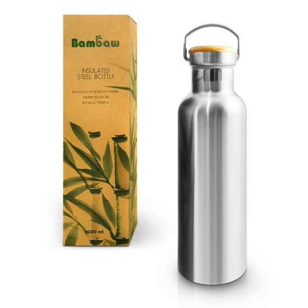 Bambaw Stainless Steel Insulated Bottle 1000ml