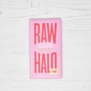 Raw Halo Vegan Organic Raw Chocolate Mylk & Pink Himalayan Salt