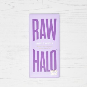 Raw Halo Vegan Organic Raw Chocolate Mylk & Vanilla 70g bar