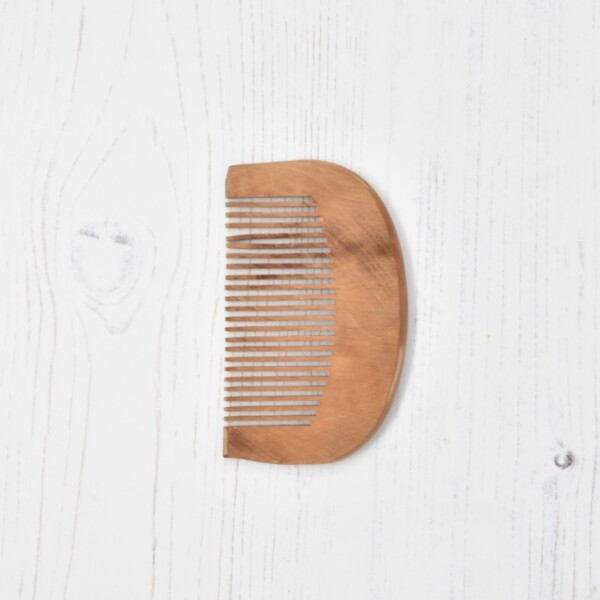 Rugged Nature Small Wooden Curved Comb