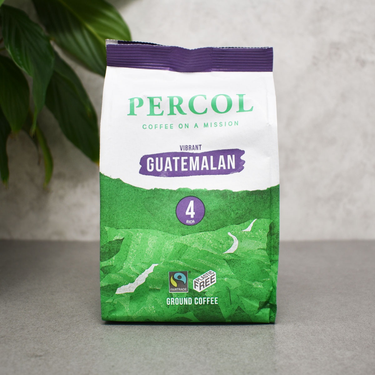 Fairtrade Organic Guatemala Plastic Free Ground Coffee Peace With The