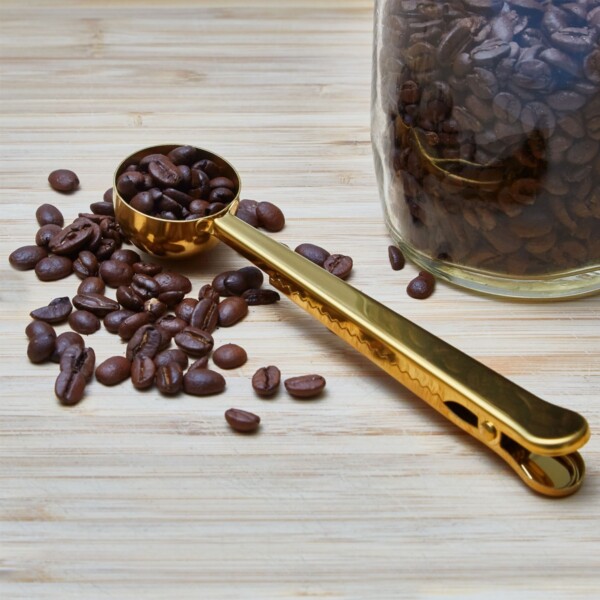 Green Island Gold Coffee Scoop Clip