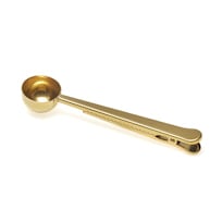 Two-in-one Stainless Steel Coffee Spoon Sealing Clip Kitchen Gold Accessories Cafe Expresso Cucharilla Decoration Coffee Scoop - 15