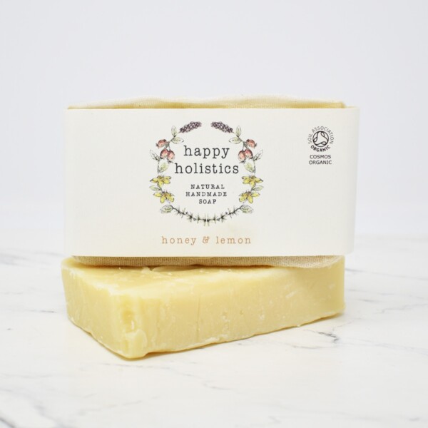 Happy Holistics Organic Soap Bar – Honey & Lemon