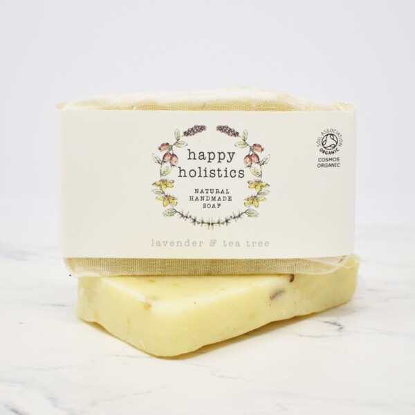 Happy Holistics Organic Soap Bar – Lavender & Tea Tree