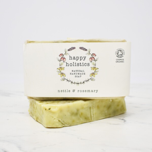 Happy Holistics Organic Soap Bar – Nettle & Rosemary