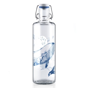 Soul Diver Glass Water Bottle